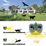 Répulsif à ultrasons à énergie solaire anti nuisible
